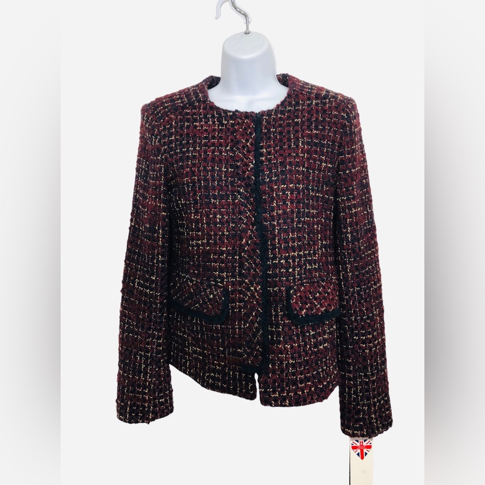 NWT Helene Berman London X Anthropologie Wool Blend Size M (srp $289) - Picture 3 of 12